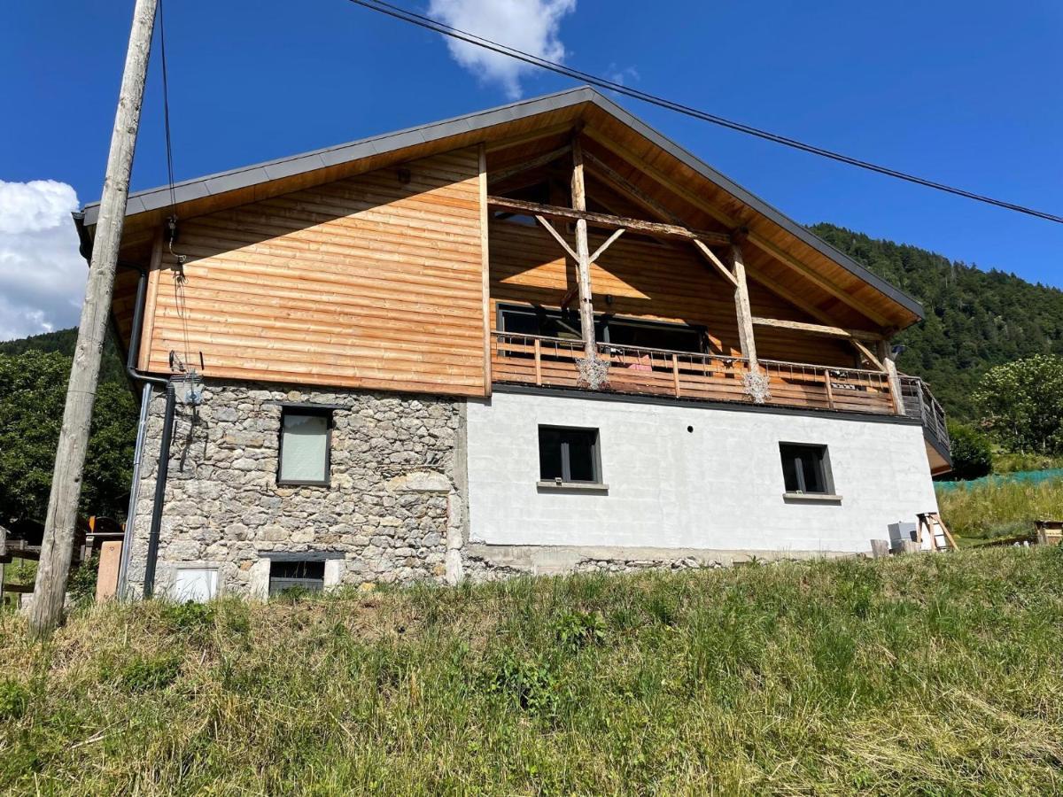 Neuf Chalet 4P Le Suet Jacuzzi Privatif Entremont 外观 照片