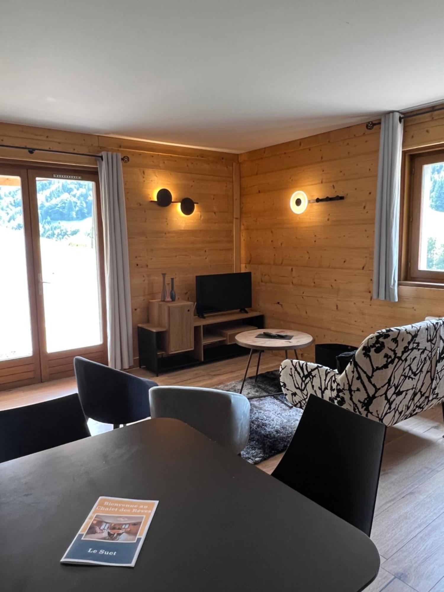 Neuf Chalet 4P Le Suet Jacuzzi Privatif Entremont 外观 照片
