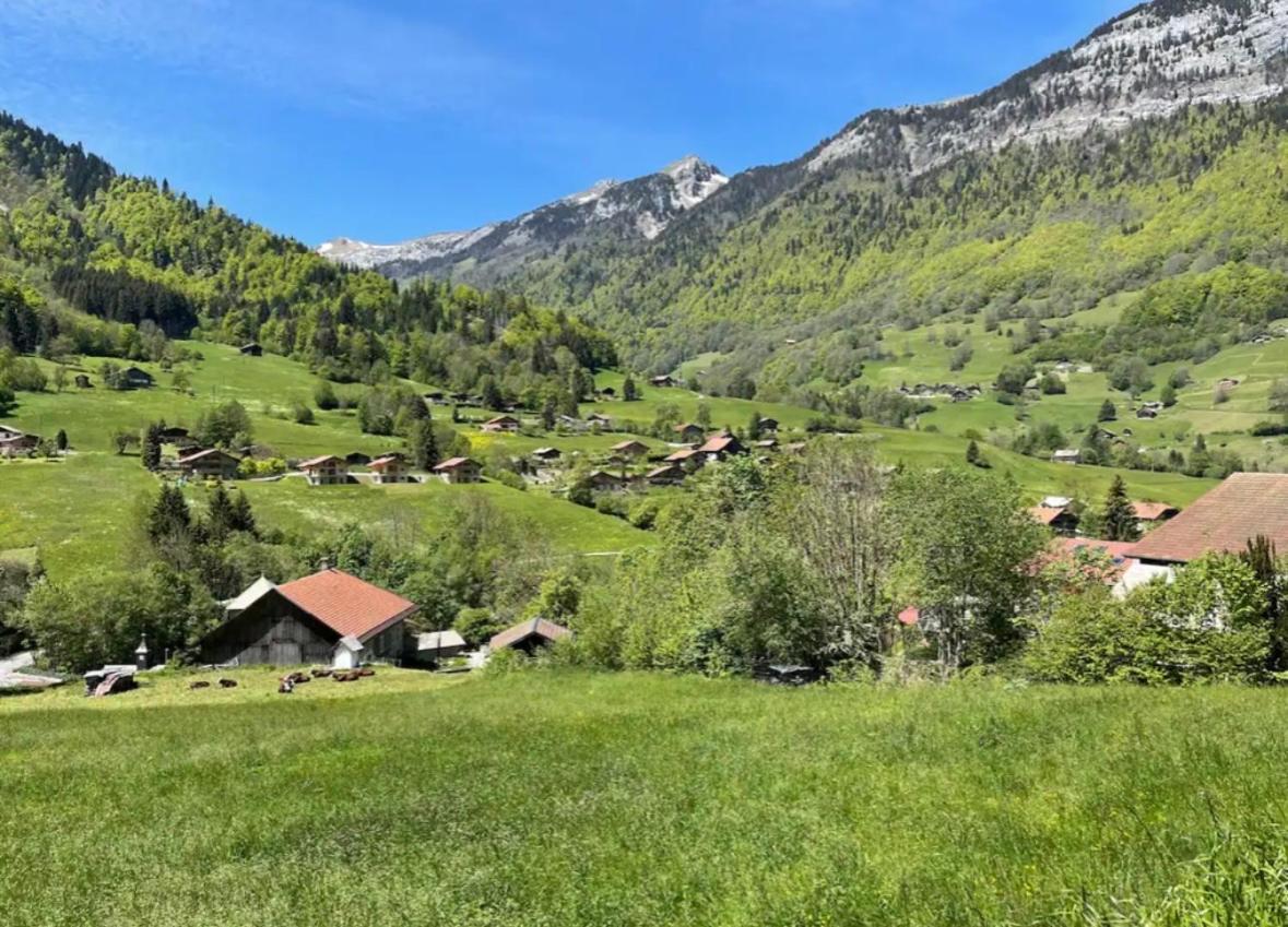 Neuf Chalet 4P Le Suet Jacuzzi Privatif Entremont 外观 照片